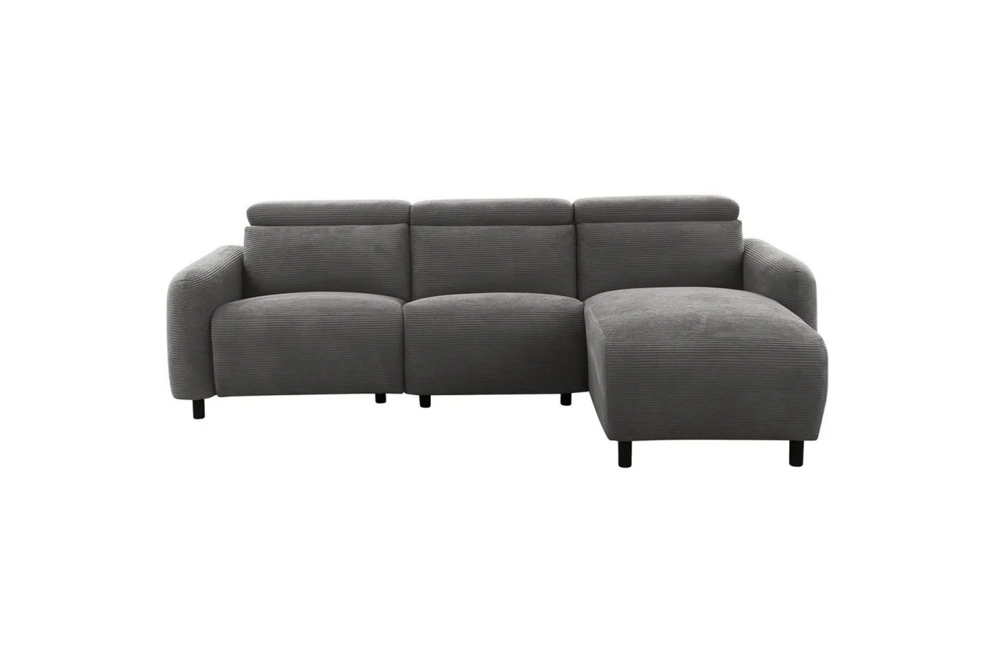 Reclinersoffa med hörn Loft24 Skaane Reclinersoffa 3-sits Grey1 Right-faced Manchester -