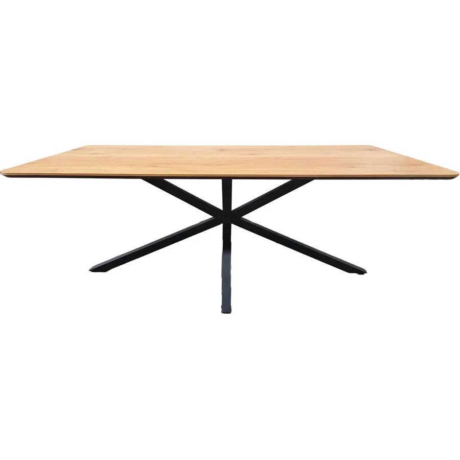 Tisch Cely Eiche MDF/Melaminfolie Massivholz B 100 T 75 cm