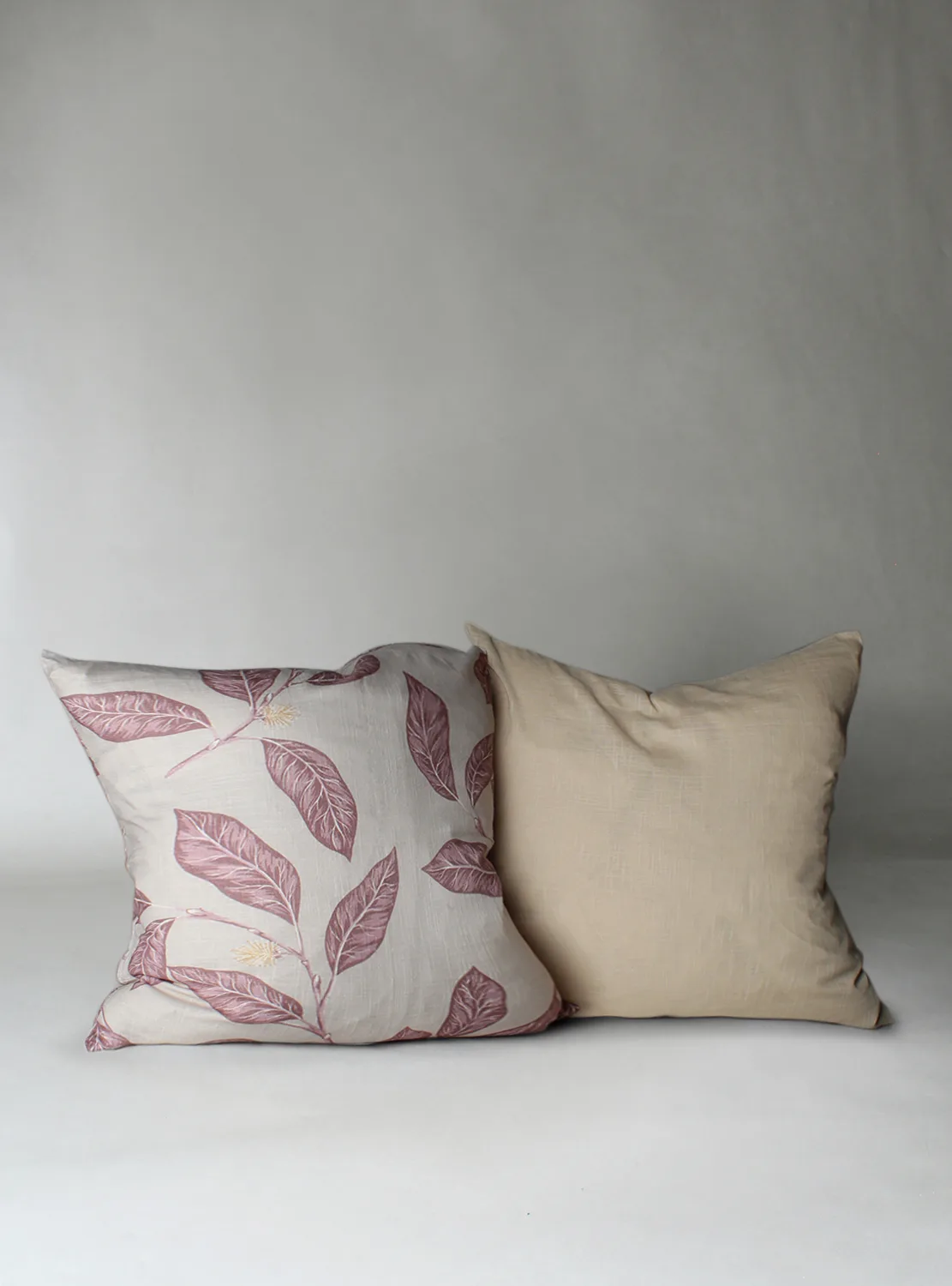 Putetrekk x 2 - Morris (lilla) (Størrelse: 45 x 45 cm)