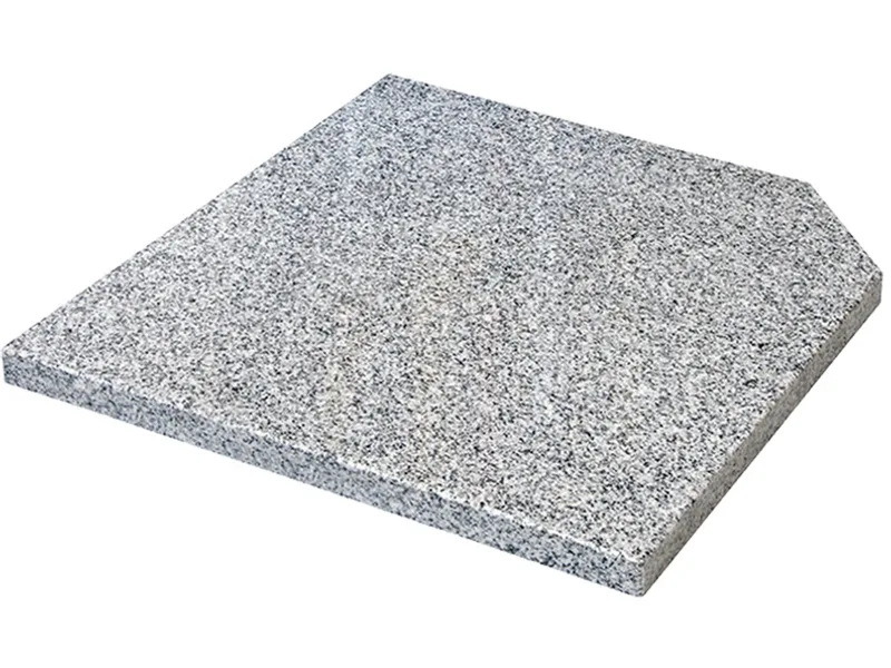 DOPPLER Platte für Sonnenschirmfuß WOOD Granit hellgrau 25kg