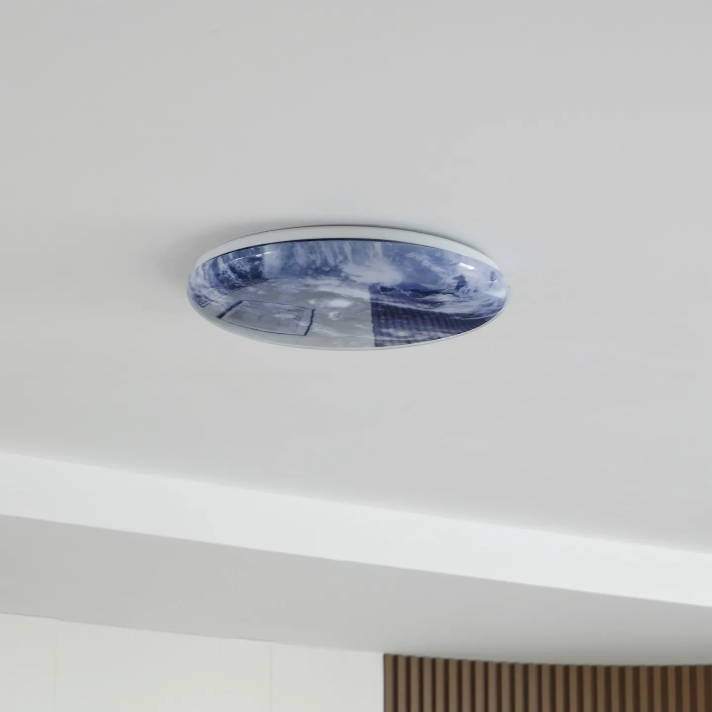 Orbi LED Deckenleuchte Ø48 Blue/White - Lindby - Wohnzimmer - Kunststoff - Rund