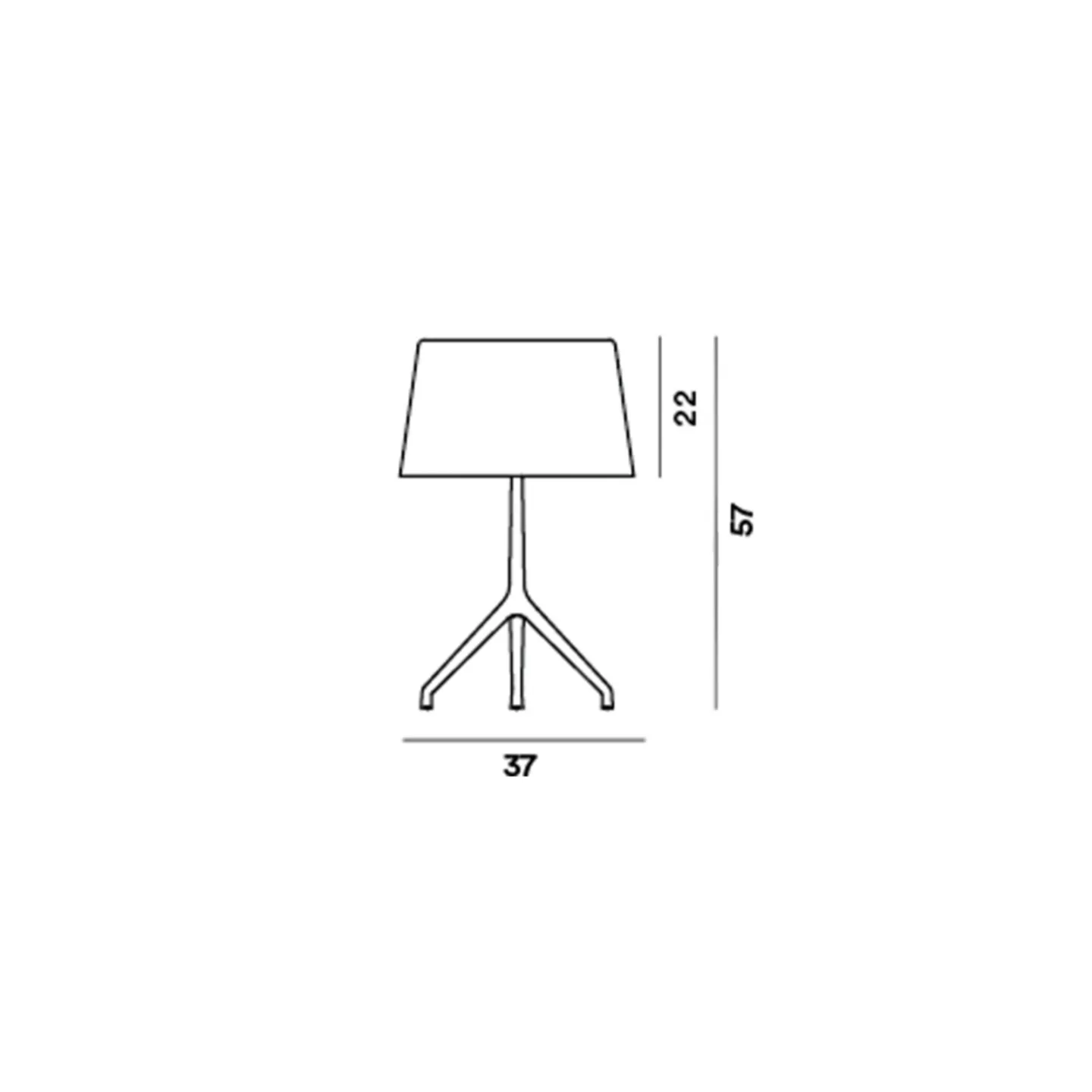 Lumiere XXL Bordslampa Svart Krom/Vit - Foscarini - Vardagsrum - Aluminium