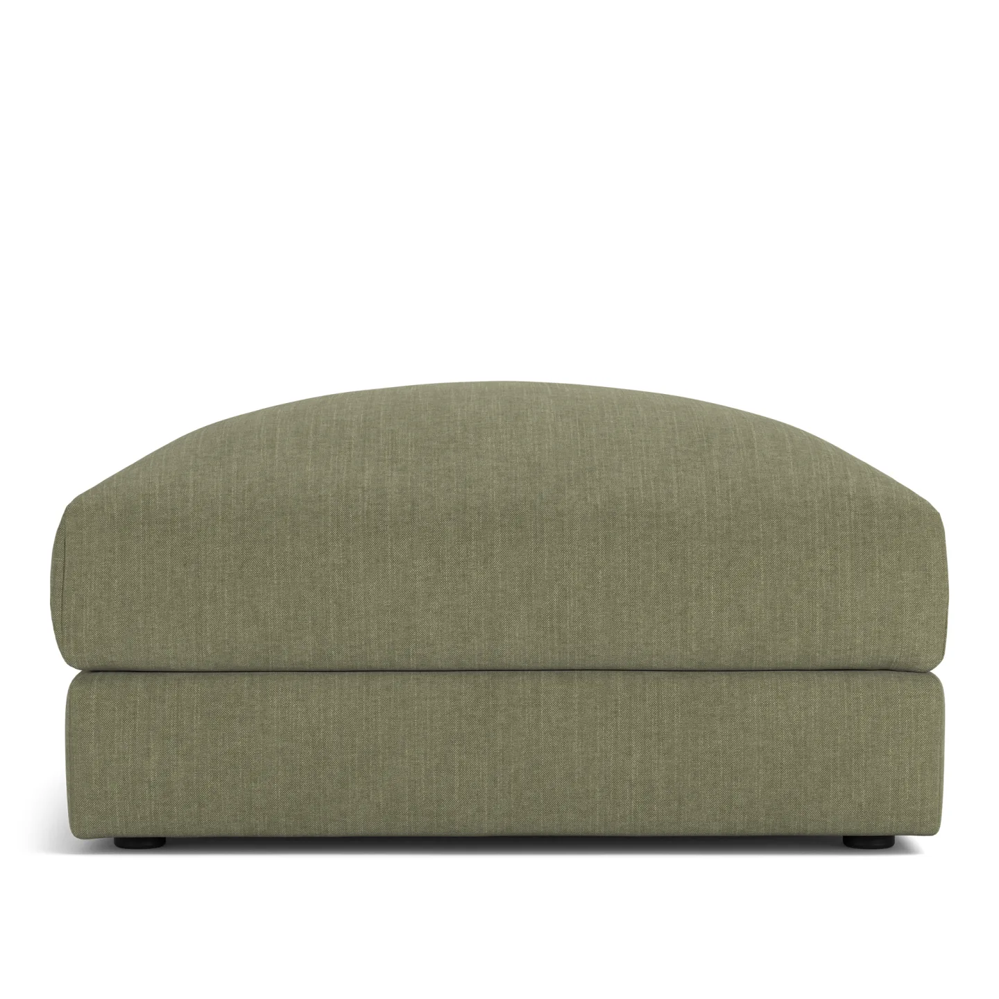 NOGA - Pavarotti Ottoman Shadow Green - Fotpallar - Grön - Dun/Metall/Trä/Skum