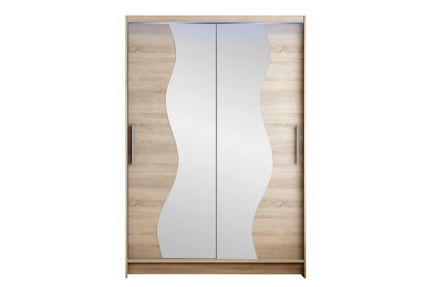 Estella Garderob med Spegel 120x200 cm - Beige