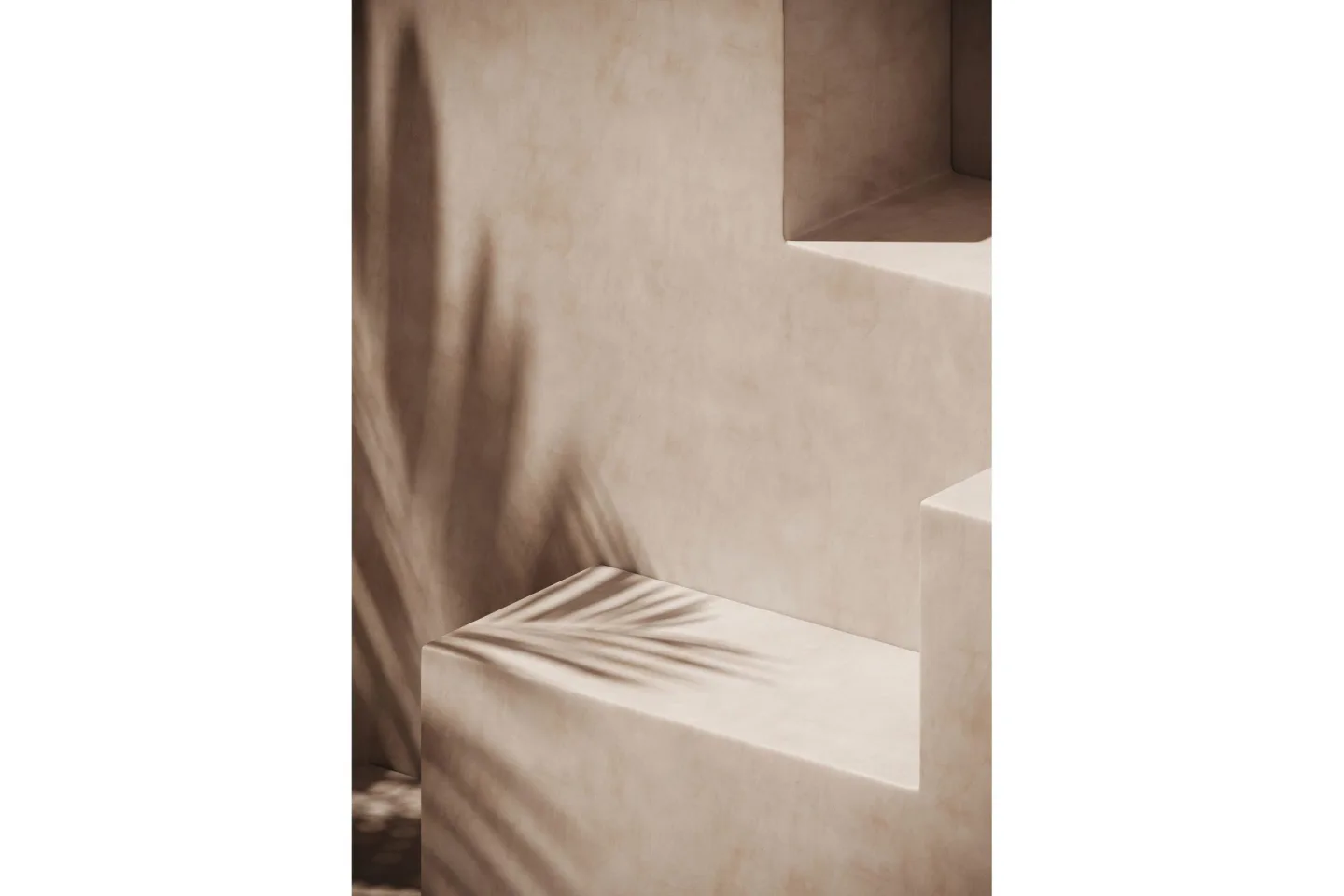 Poster Sun stripes 50x70 cm - Beige