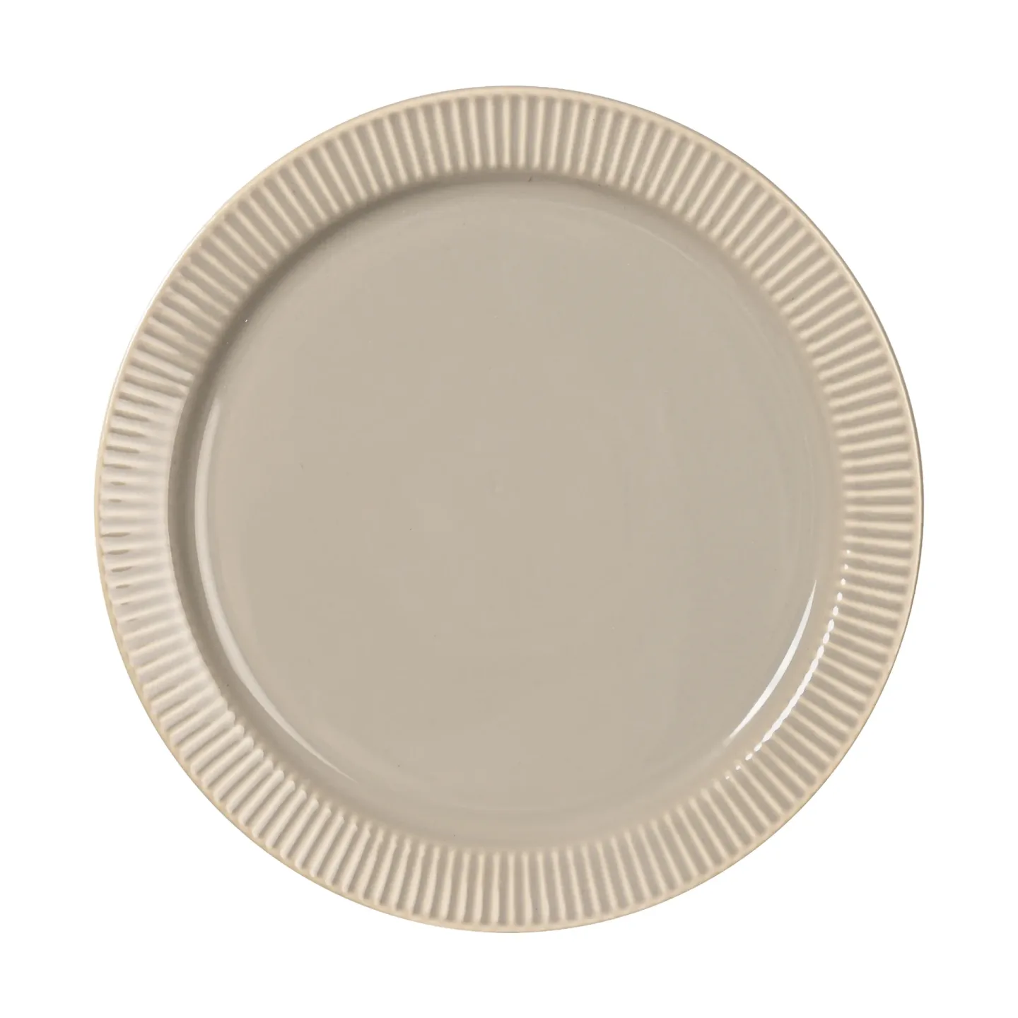 Sagaform Inka Dessertteller Beige-warm grau, Ø17 cm
