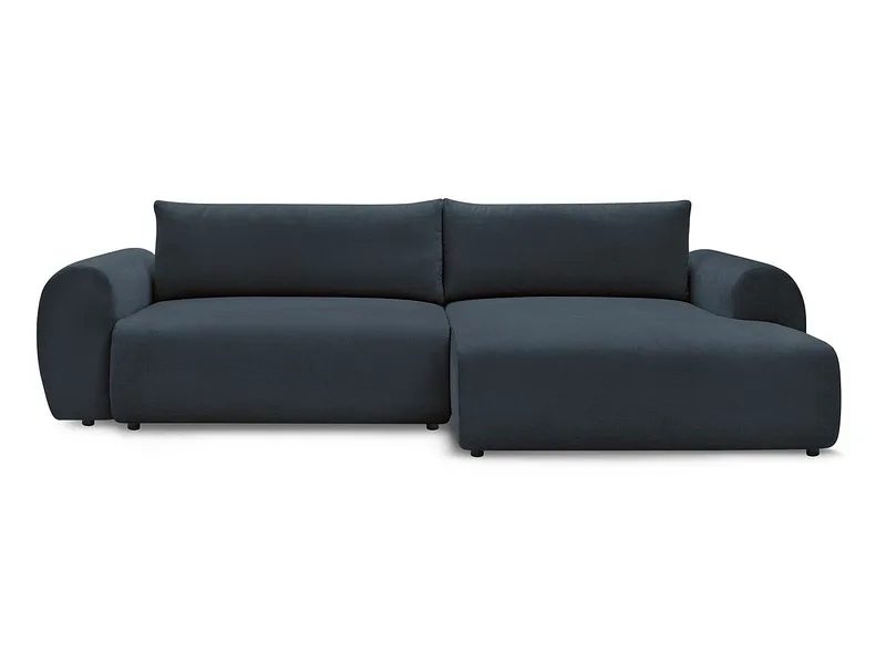 Ecksofa BOBOCHIC LUCIEN Stoff dunkelblau