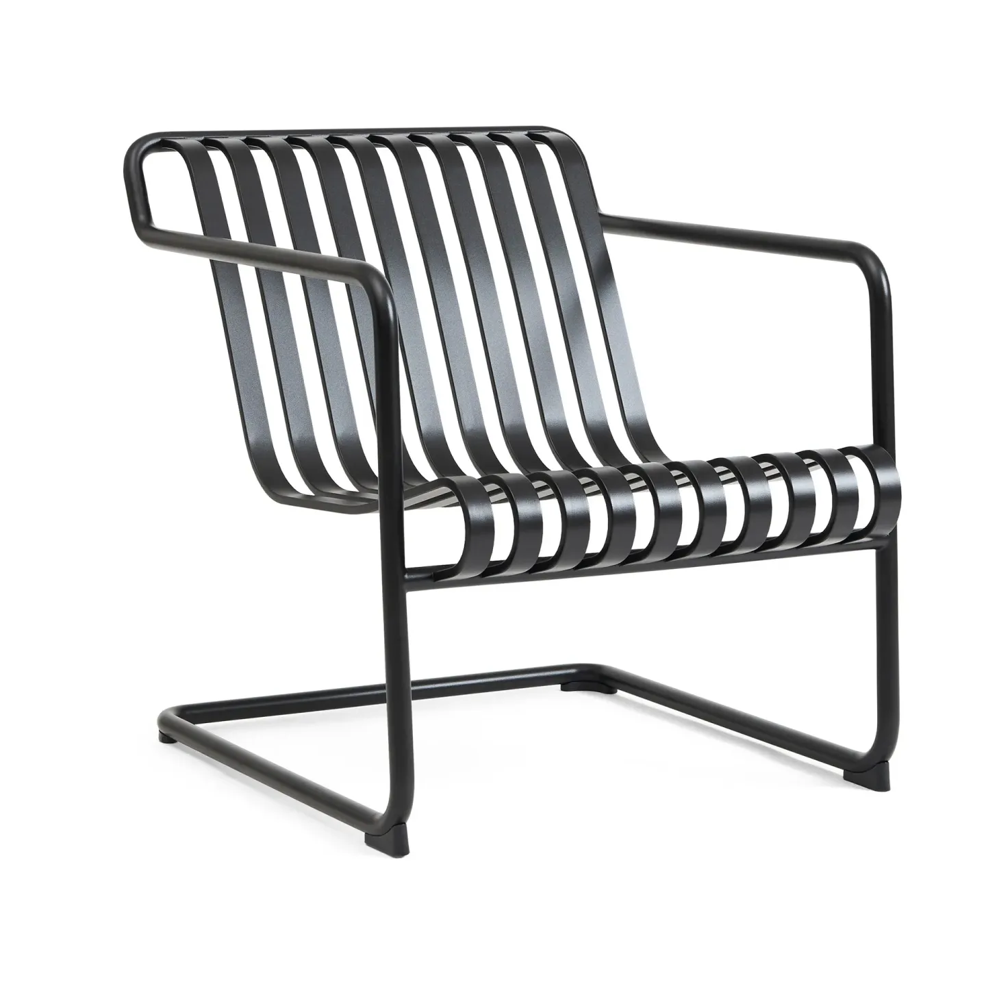 HAY Palissade Cantilever Low loungefåtölj Anthracite