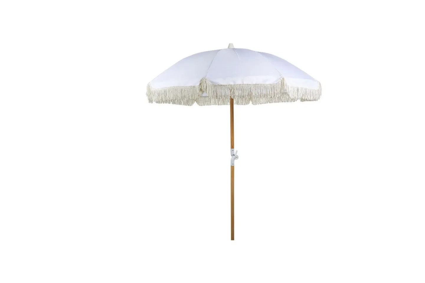 Teulon Parasoll 150 cm - Vit/Ljusbrun