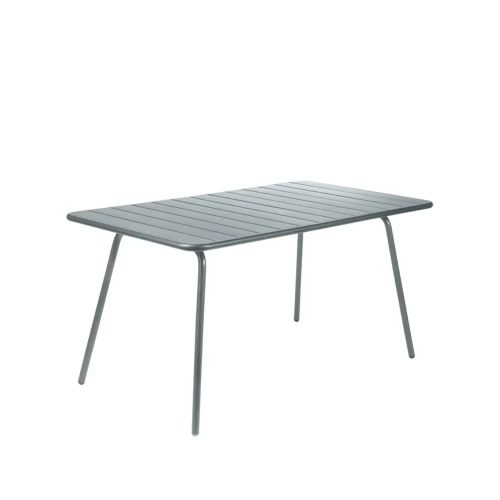 Fermob Luxembourg bord 143x80 cm Storm grey (grå)