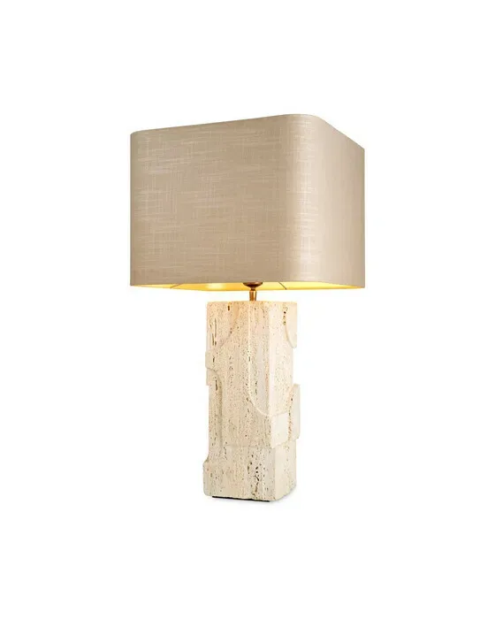 Mazzini Table Lamp Travertine