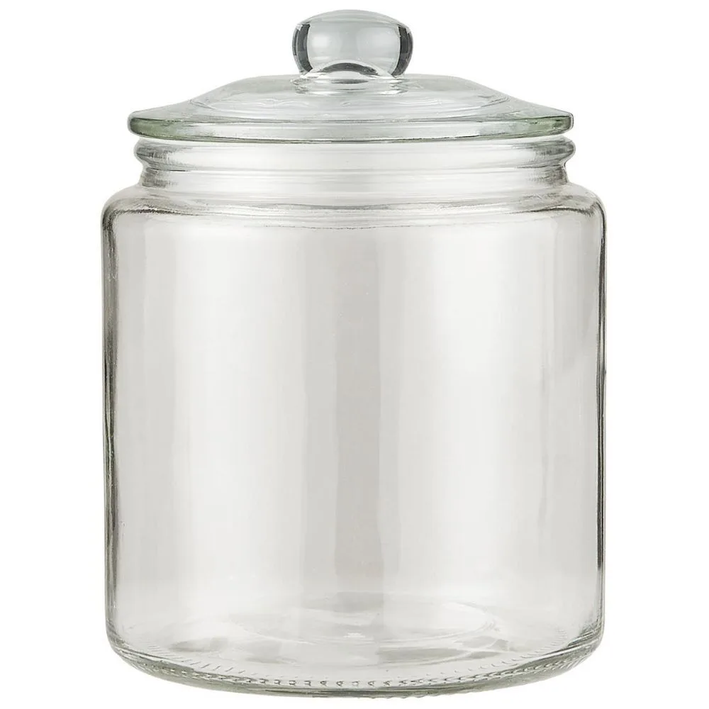 Glasburk med glaslock 4 L