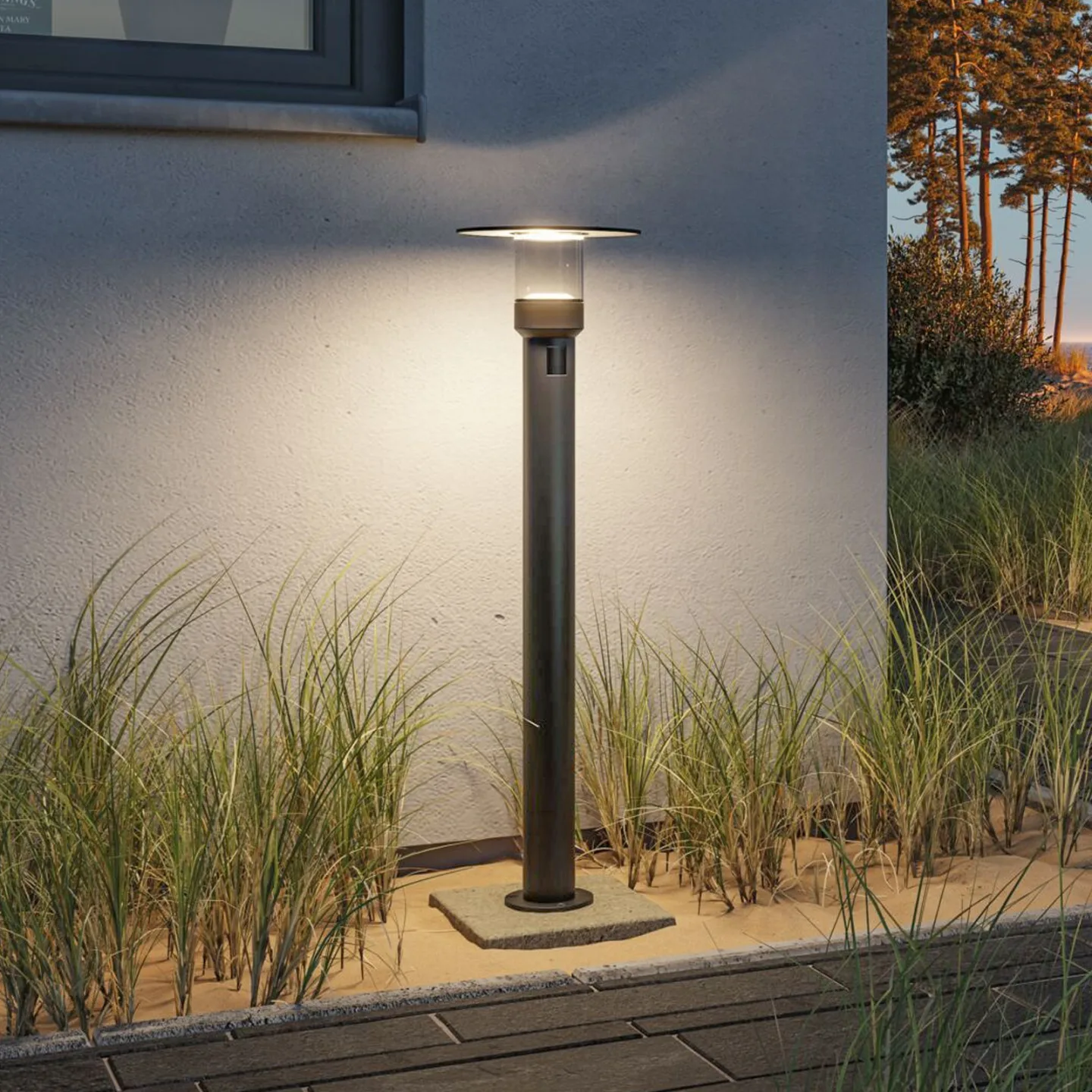 Sienna Außen Pollerleuchte SWR Anthrazit - Paulmann - Modern - Aluminium - Einflammig