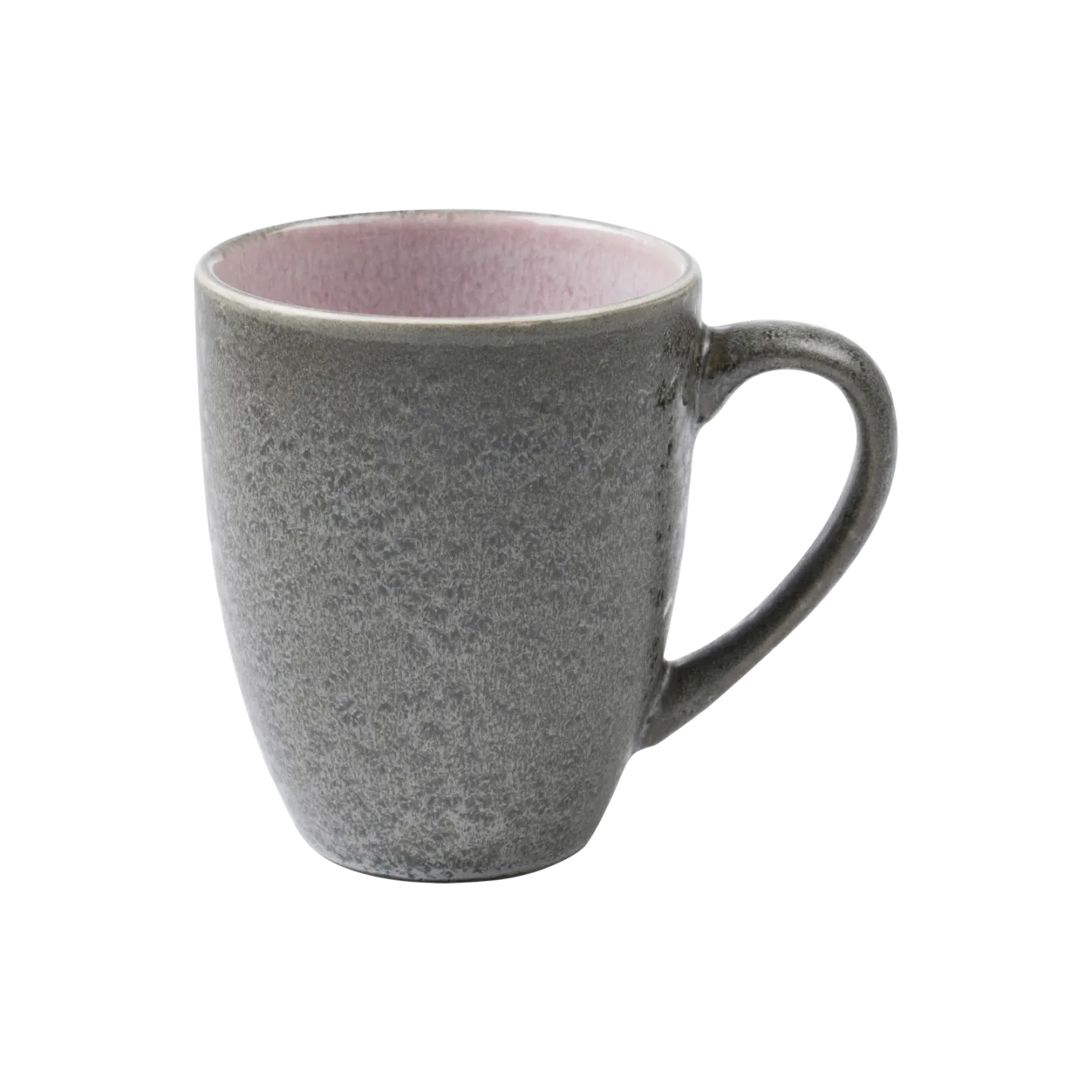 Bitz Tasse 30 cl Steinzeug Grau-rosa
