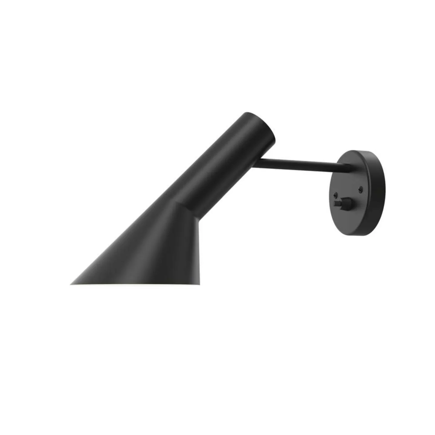 AJ Wandleuchte Hardwired SW Schwarz - Louis Poulsen - Wohnzimmer - Metall