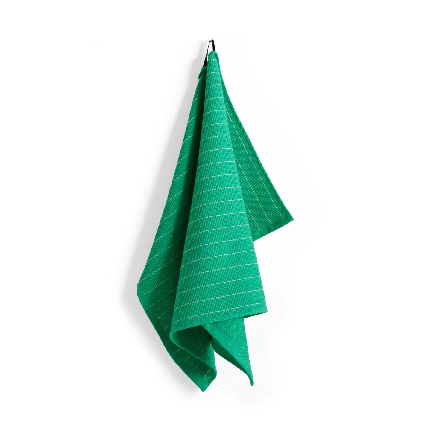 HAY Canteen Geschirrtuch 52 x 80cm Emerald pinstripe