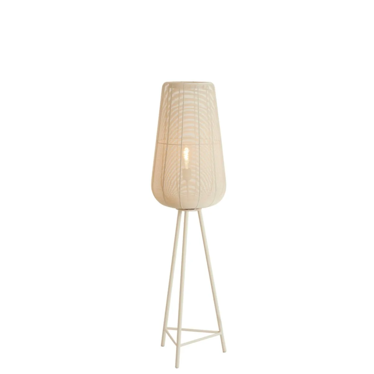 Light & Living - Adeta 135cm - Golvlampa - Krämvit