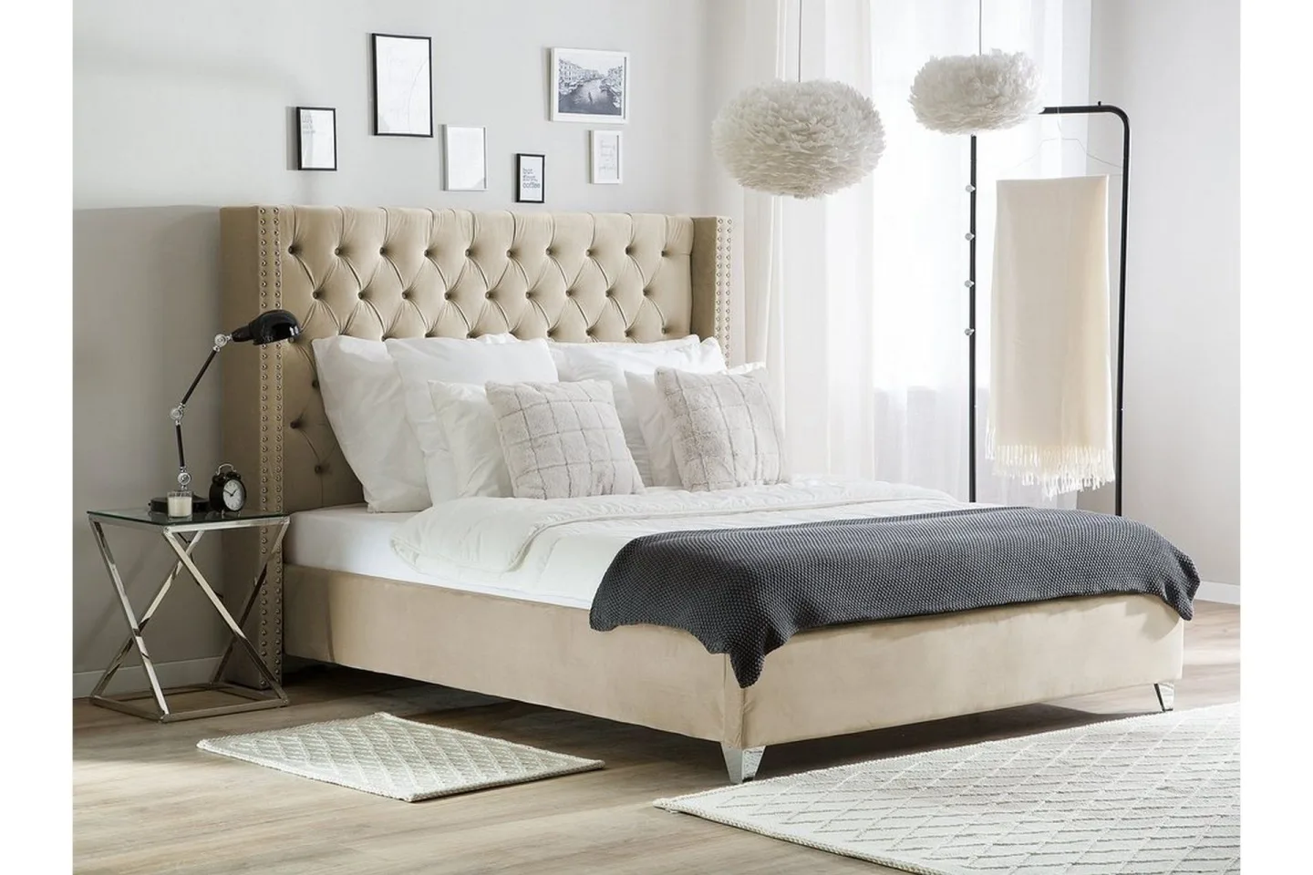 Lubbon Dubbelsäng 160\|200 cm - Beige