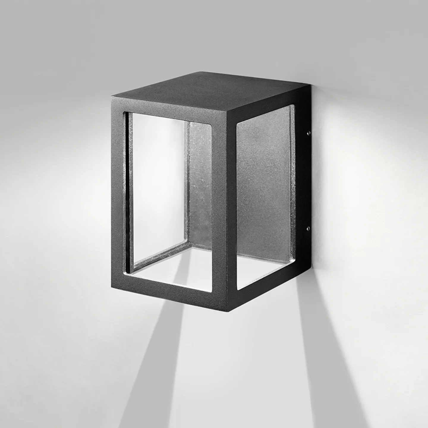 Lantern W1 LED Außenleuchte 3000K Schwarz - LIGHT-POINT - Terrasse - Aluminium