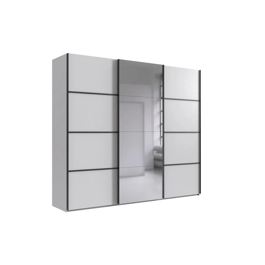 Kleiderschrank Jurky weiss Holzwerkstoff B 270 cm