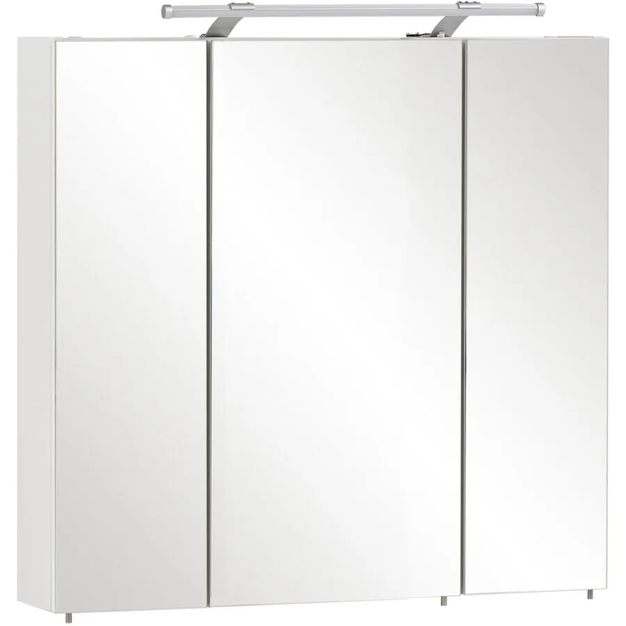 Spiegelschrank Sezai weiss glanz Holzwerkstoff B 70 T 16 cm