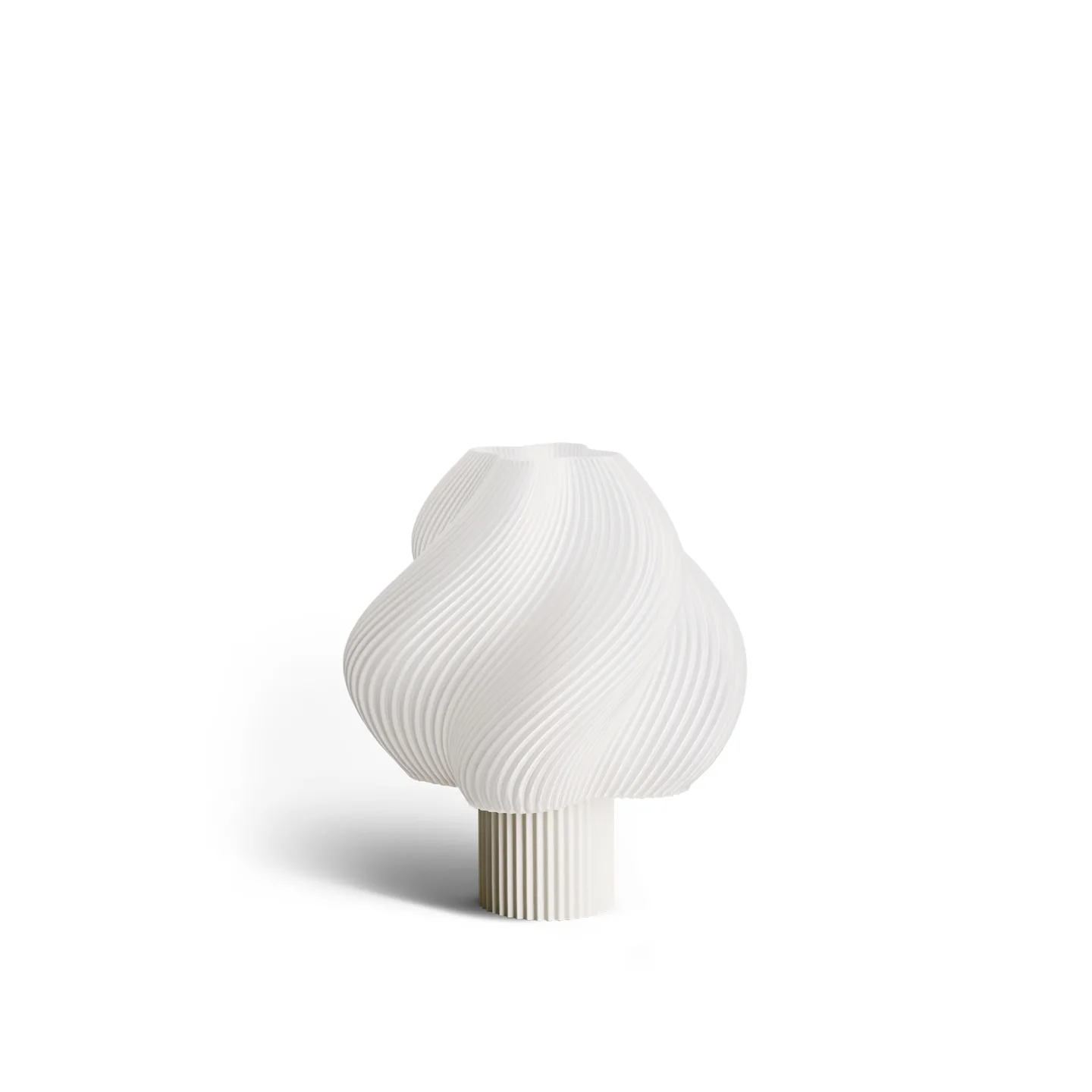 Crème Atelier - Soft Serve portabel bordslampa Vanilla Bean - Portabla lampor - Beige - Plast