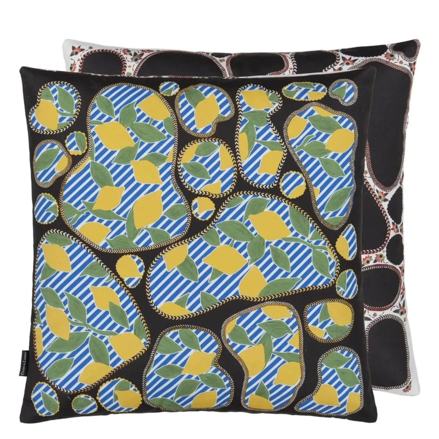 Designers Guild Kissen Lemon Pebbles - Citron Mehrfarbig | Schubiger Möbel