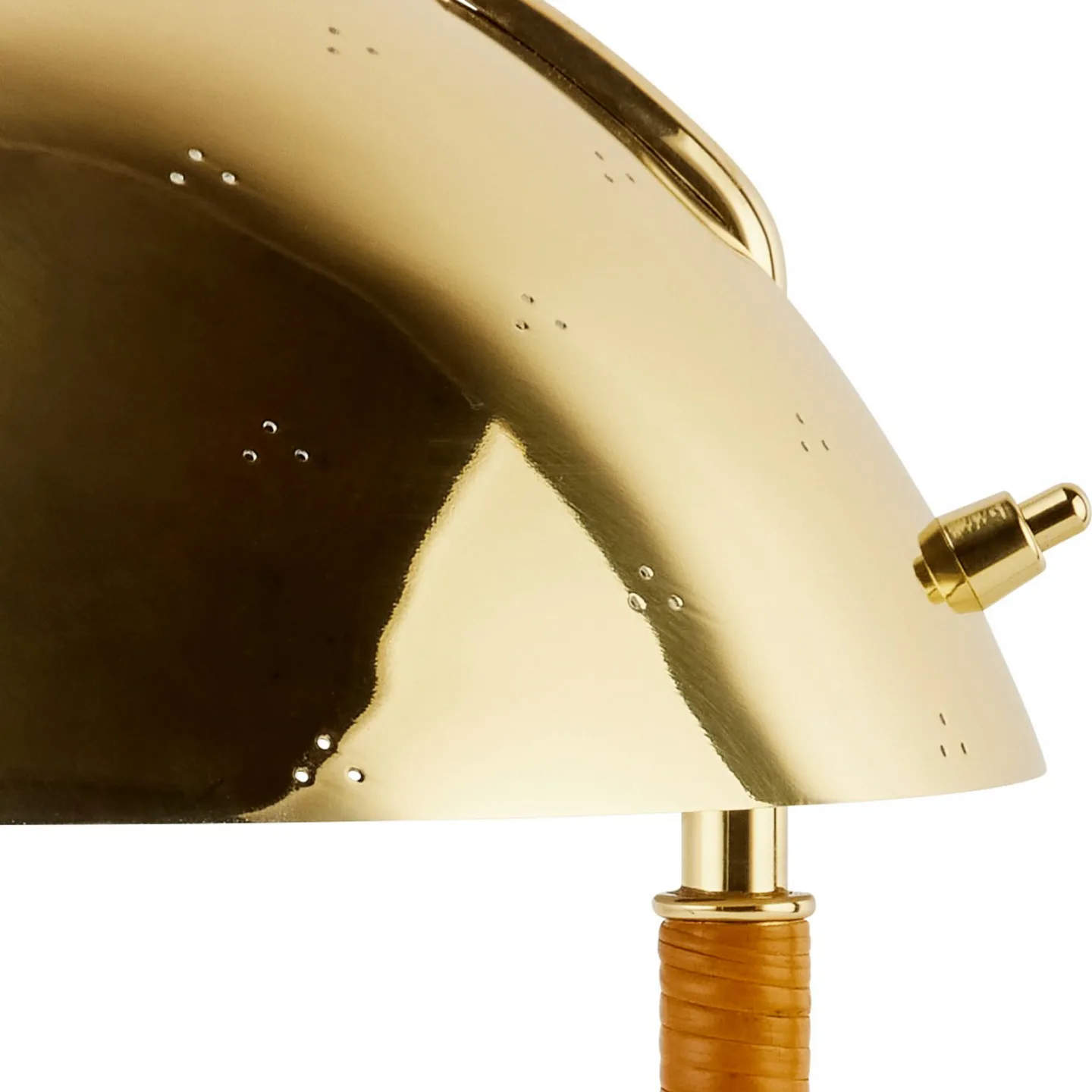 9209 Tischleuchte Polished Brass - GUBI - Wohnzimmer - Design - Messing - Rund