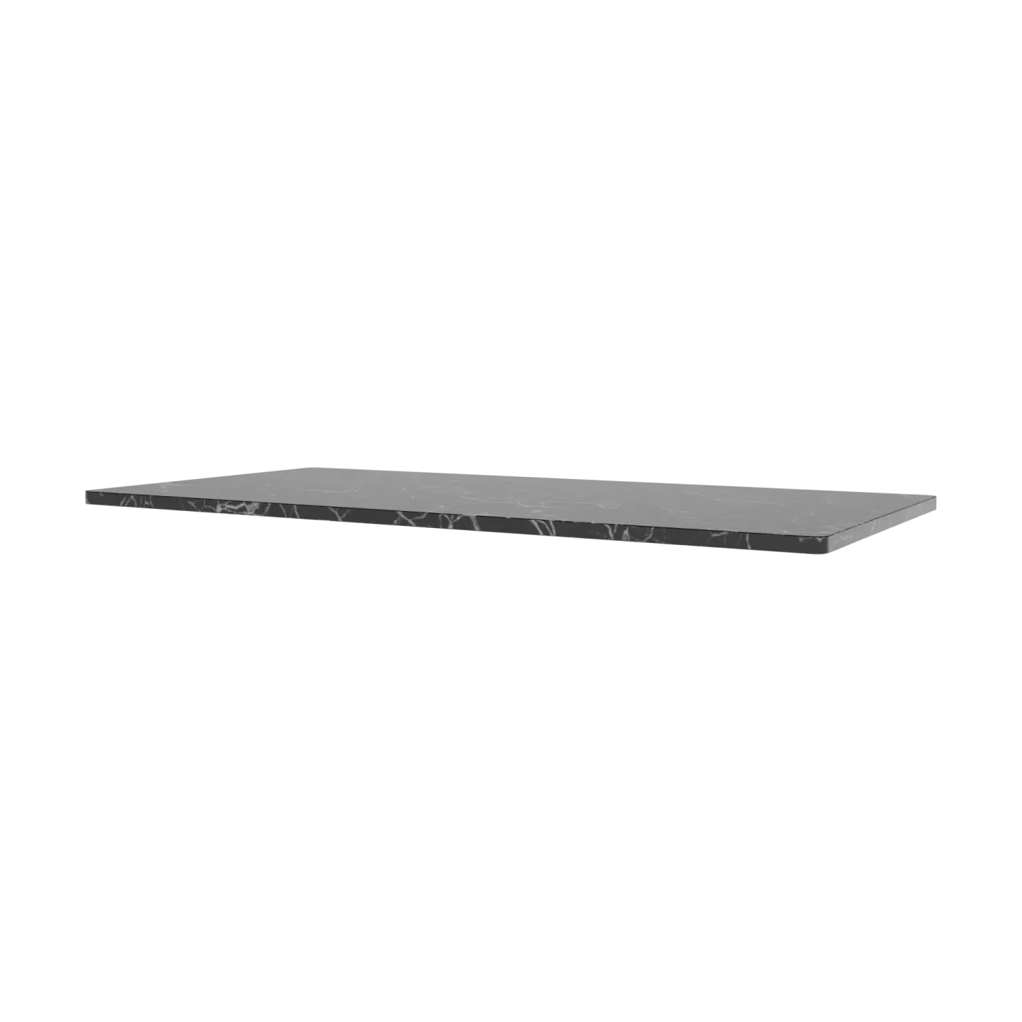 Montana Panton Wire Tischplatte 70,1x34,8 cm Black marble