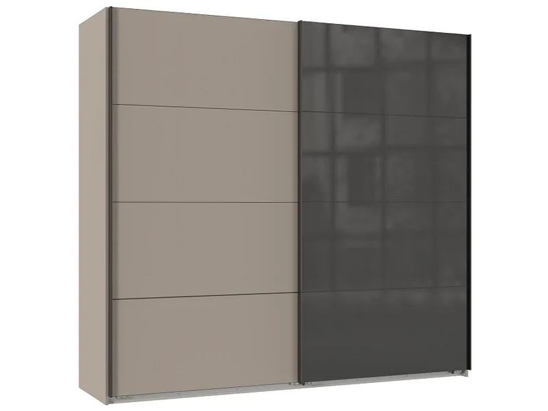 Schwebetürenschrank MIDNIGHT beige 2 Türen