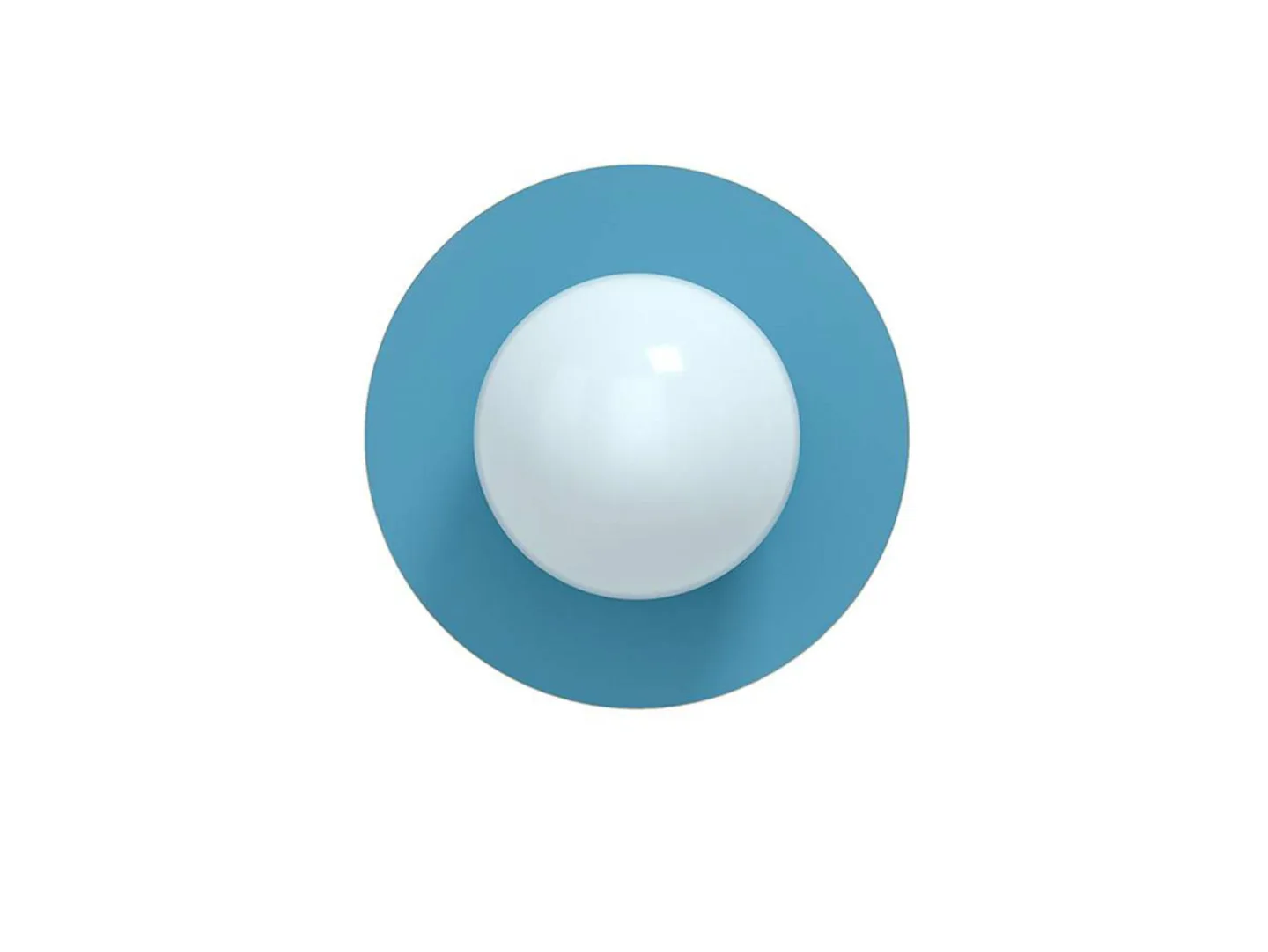 Candy Big Circle 360 L vägglampa, blå - Swedish Ninja - Vardagsrum - Metall