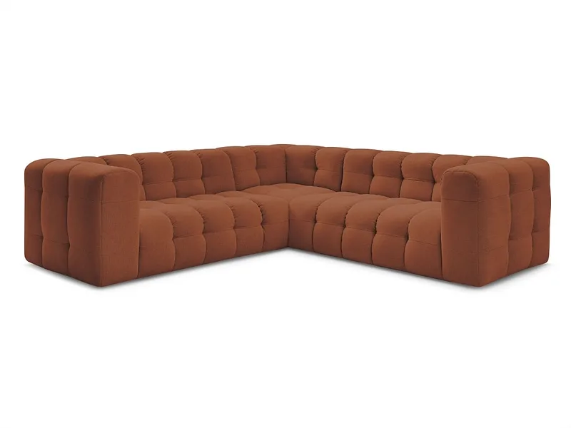 Ecksofa BOBOCHIC CLOUD Stoff orange