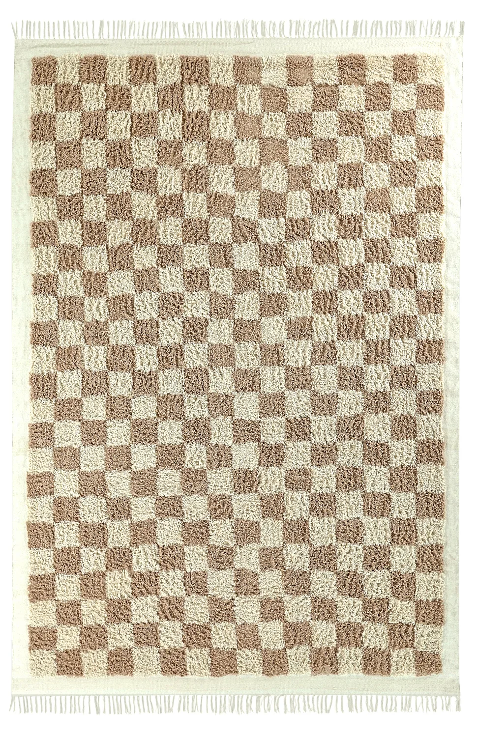 Ryetepper - Elsey Natural Cotton Shaggy (krem/sand) (Størrelse: 80 x 150 cm)