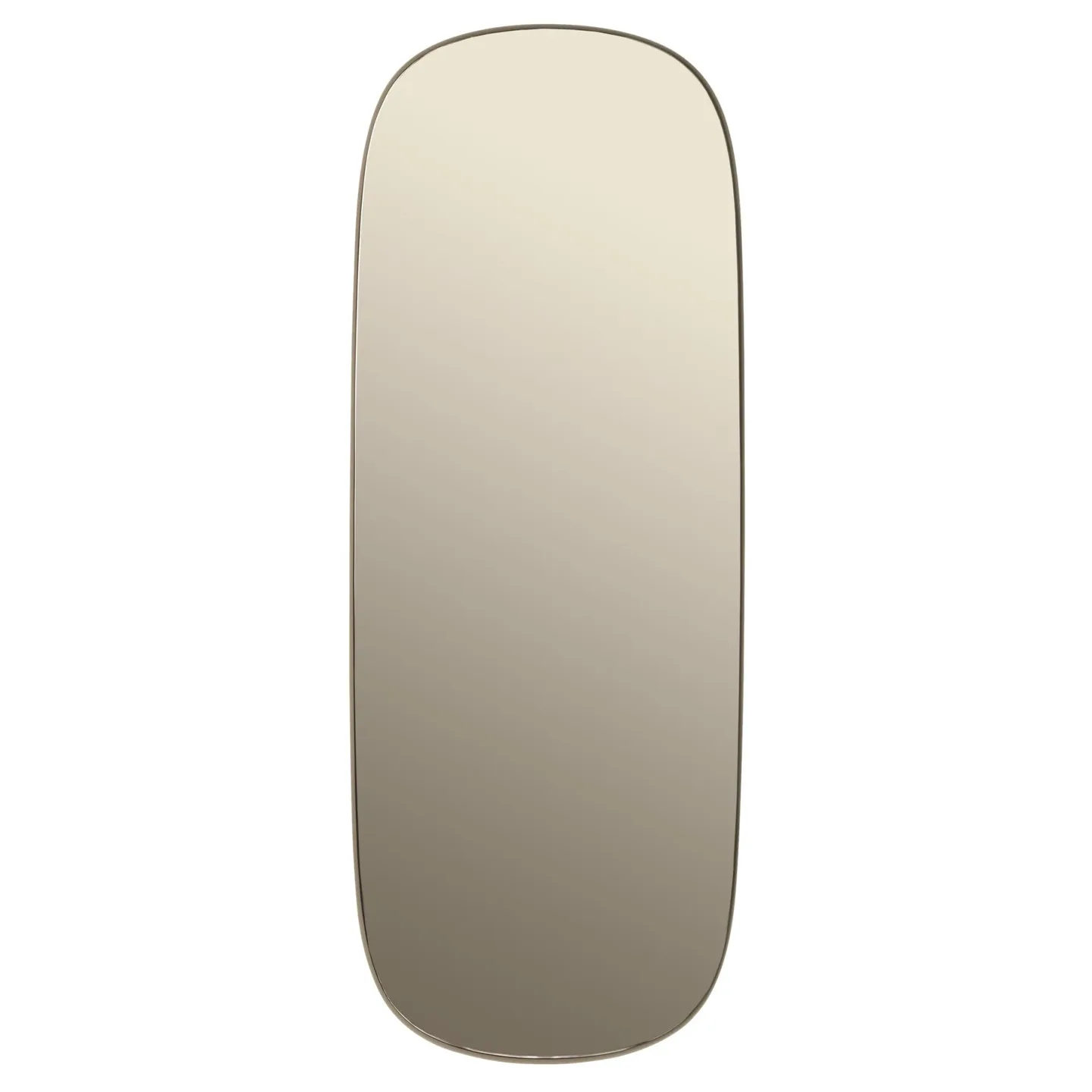 Muuto Framit Spiegel groß Taupe-taupe, 118x44,5
