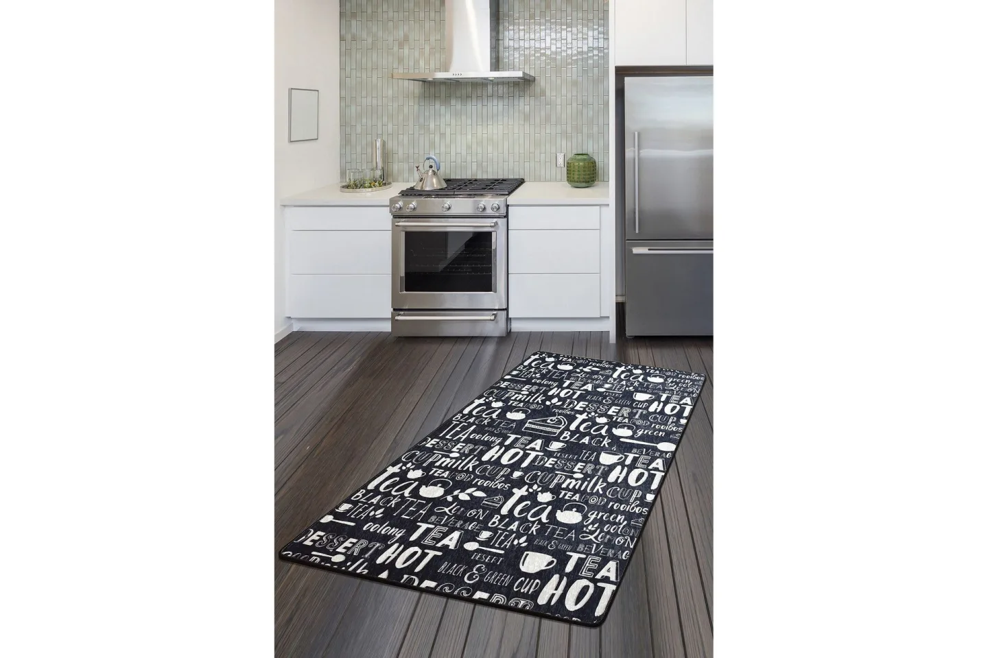 Cuppa Entrematta 80x300 cm - Svart/Sammet