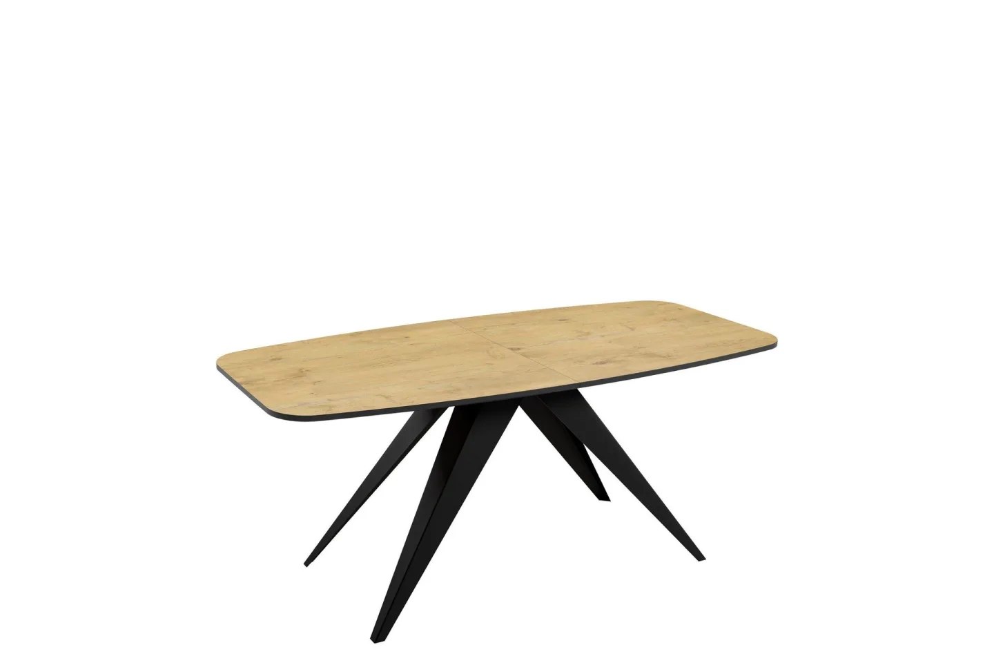 Ferro Matbord 198 cm - Svart/Beige
