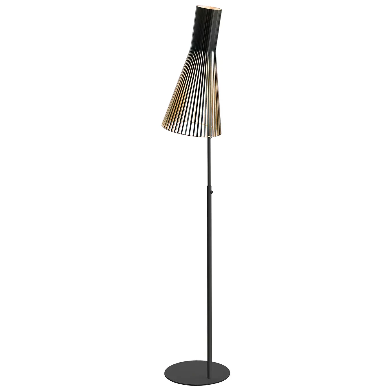 Secto Design Secto 4210 golvlampa Black laminated
