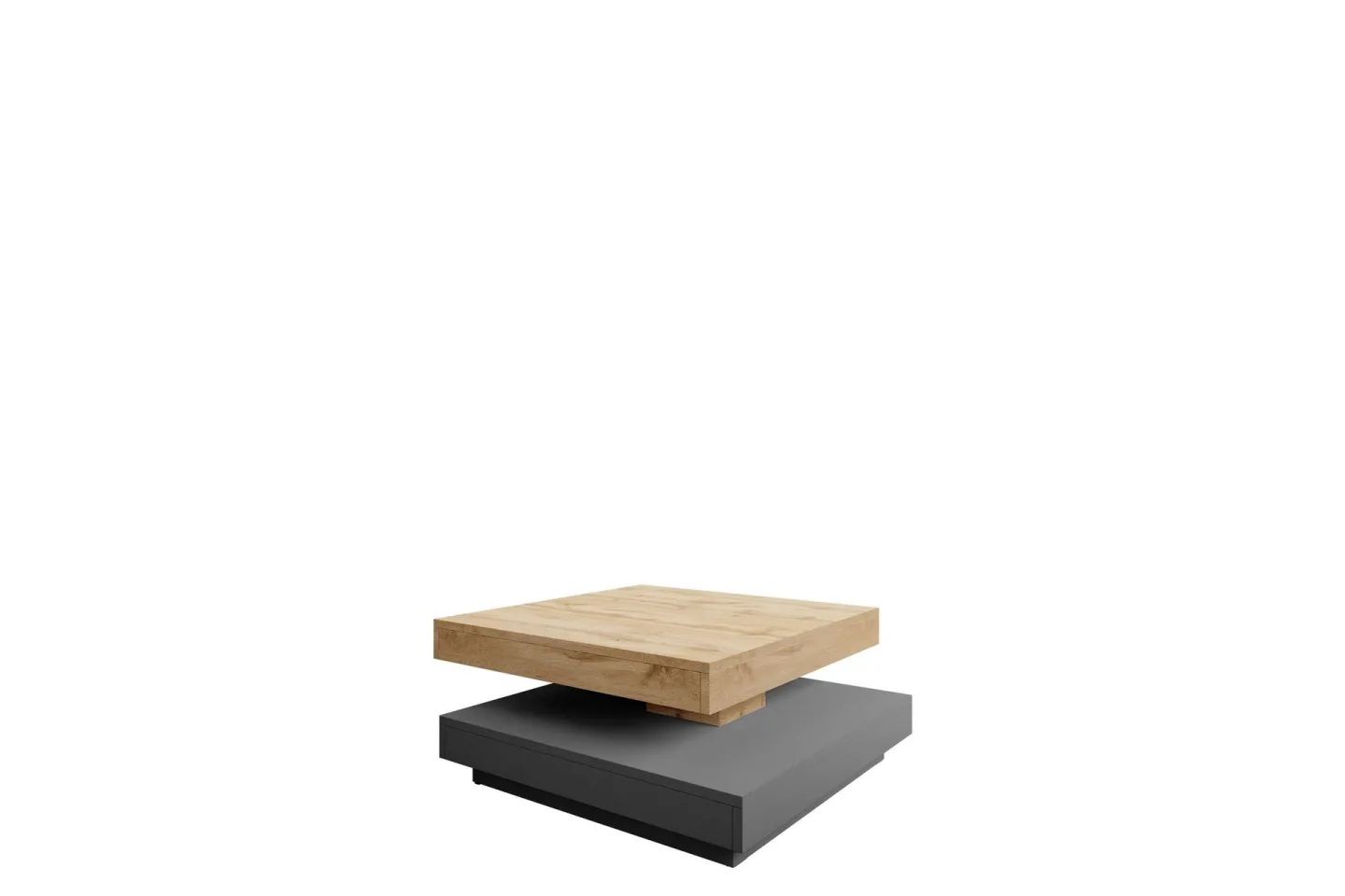 Nenani Soffbord 70 cm - Mörkgrå/Beige