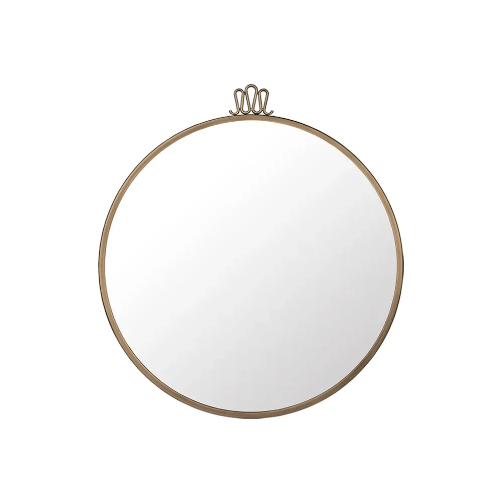 GUBI Randaccio Spiegel Antique brass, medium