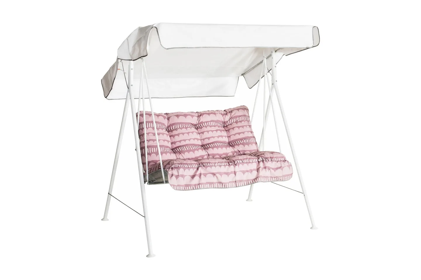 Duo 2- pers. hammock, 84B - Vit/Rosa