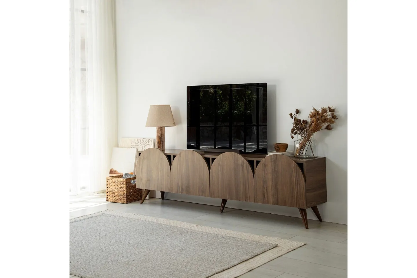 Mesta Tv-bänk 180 cm - Valnöt