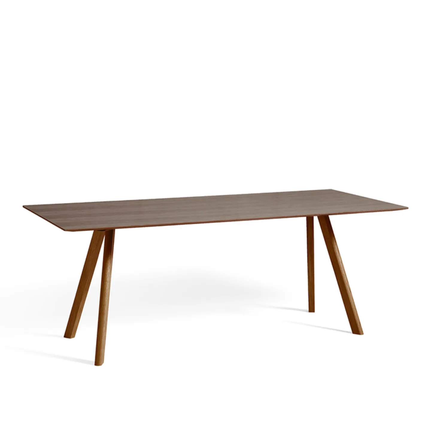 HAY - CPH30 2.0 Table Lacquered Walnut Frame L200 X W90 X H74 Lacquered Walnut Tabletop Dark Lacquered Edge - Matbord - Ronan & Erwan Bouroullec - Träfärgad - Trä