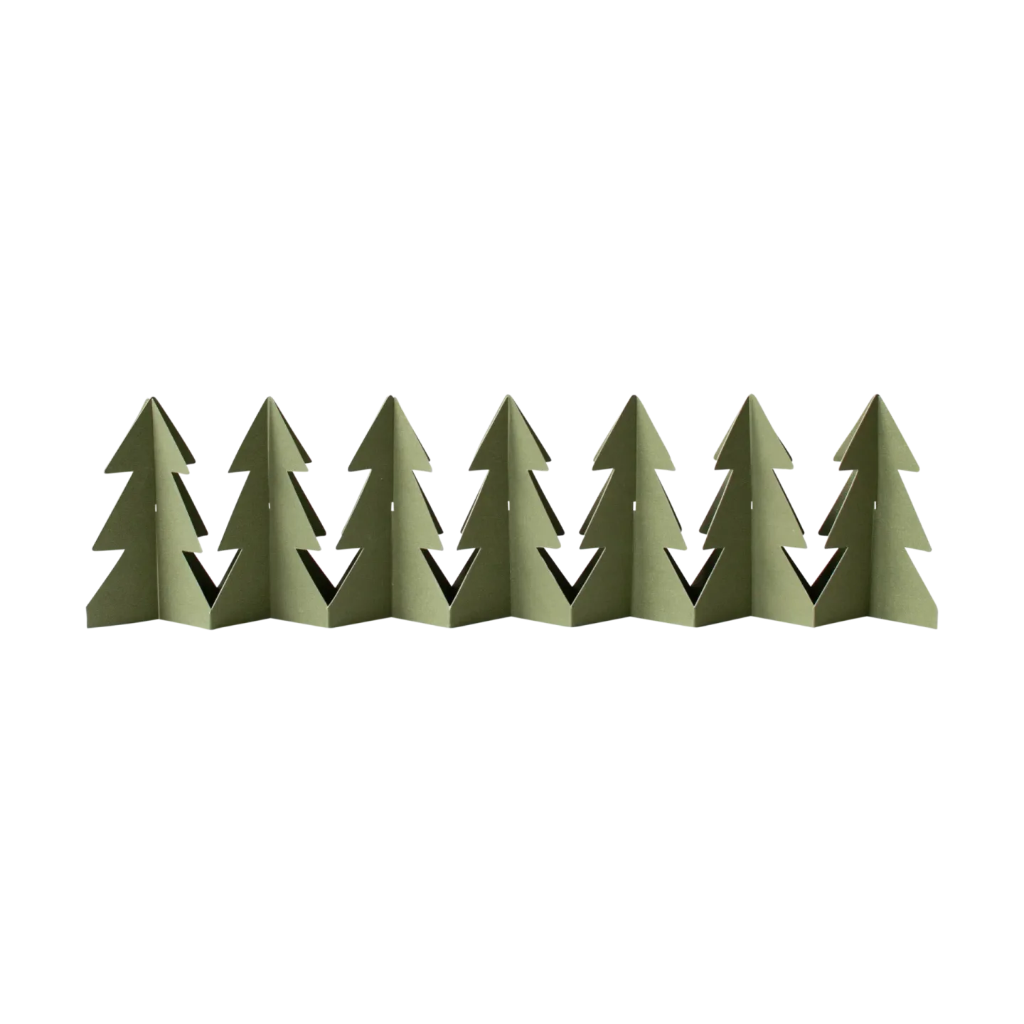 DBKD Tree in a row dekoration Green, 7x60 cm