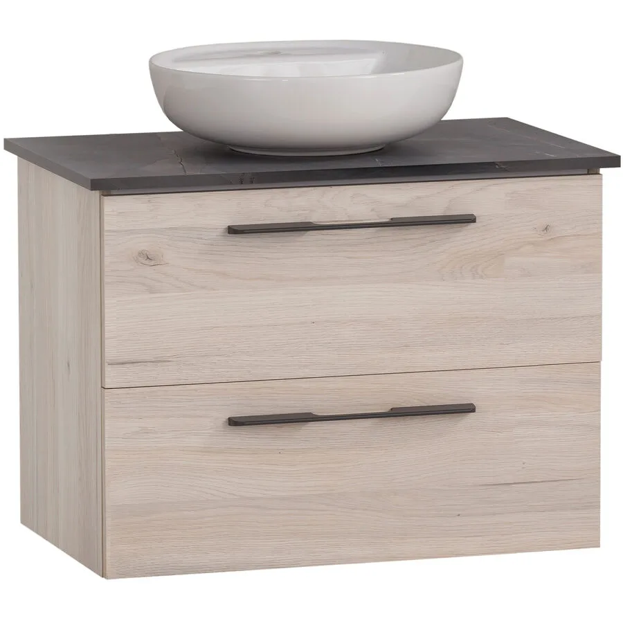 Waschtisch mit Lavabo Maxin sand Holzwerkstoff B 66 T 45 cm H 65.4 cm