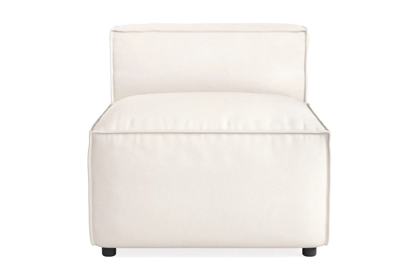 Cubo 1-sits Mittmodul i Tyg 80 cm bred - Ljusbeige