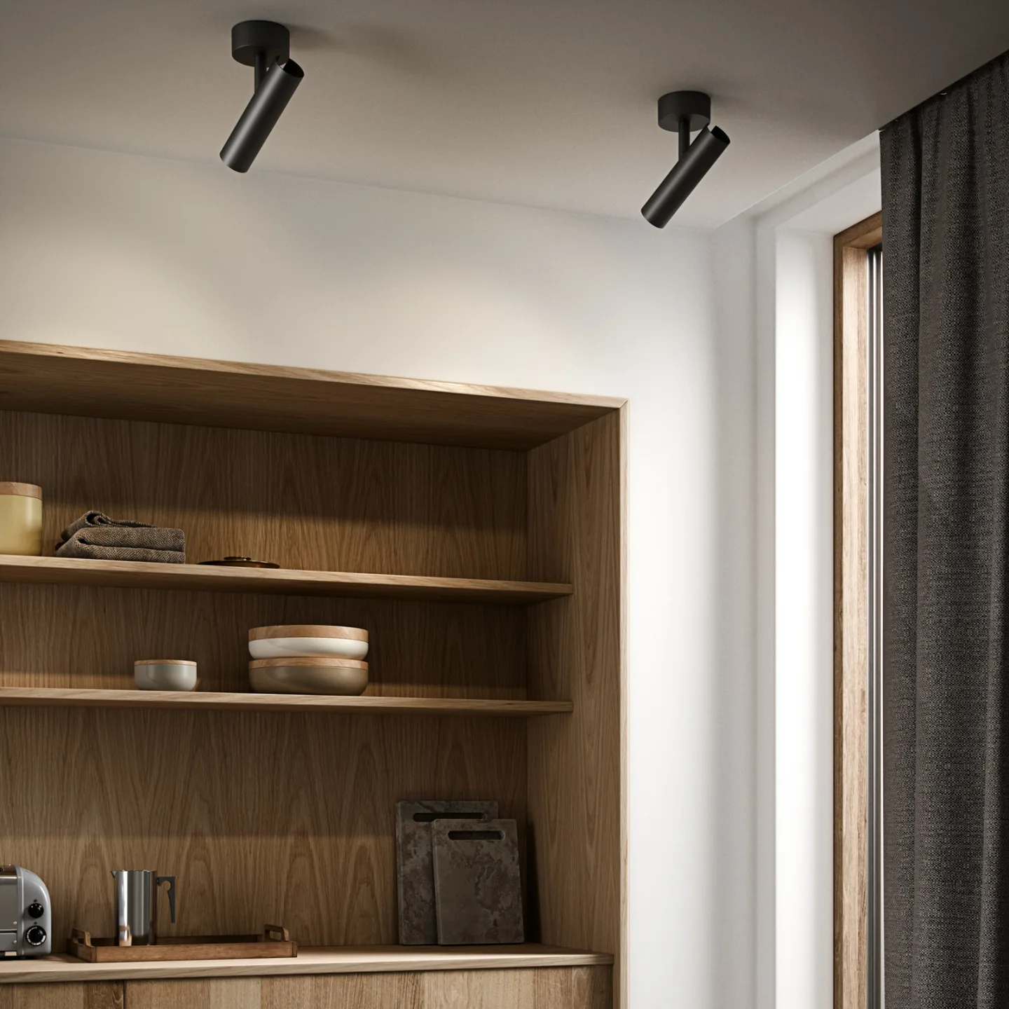 MIB 6 taklampe, svart - DFTP DFTP by Nordlux - Entré - Moderne - Metall