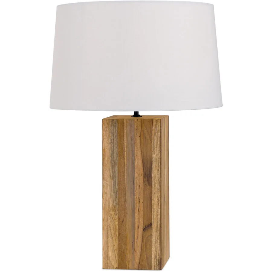 Tischlampe Dallas Holz 53 cm - Farbe: Natur