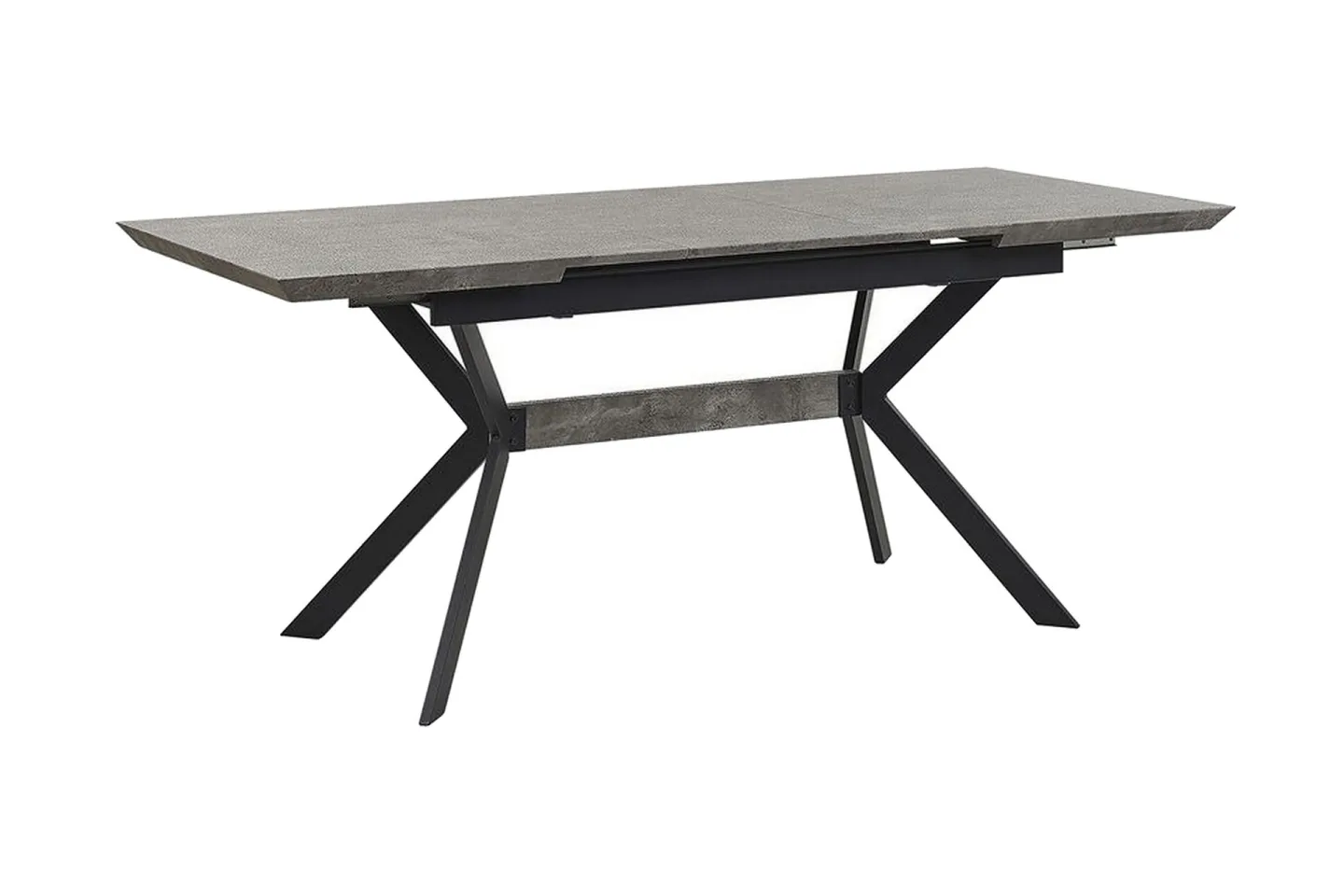 Abenson Matbord 180 cm Förlängningsbart - Grå/Svart
