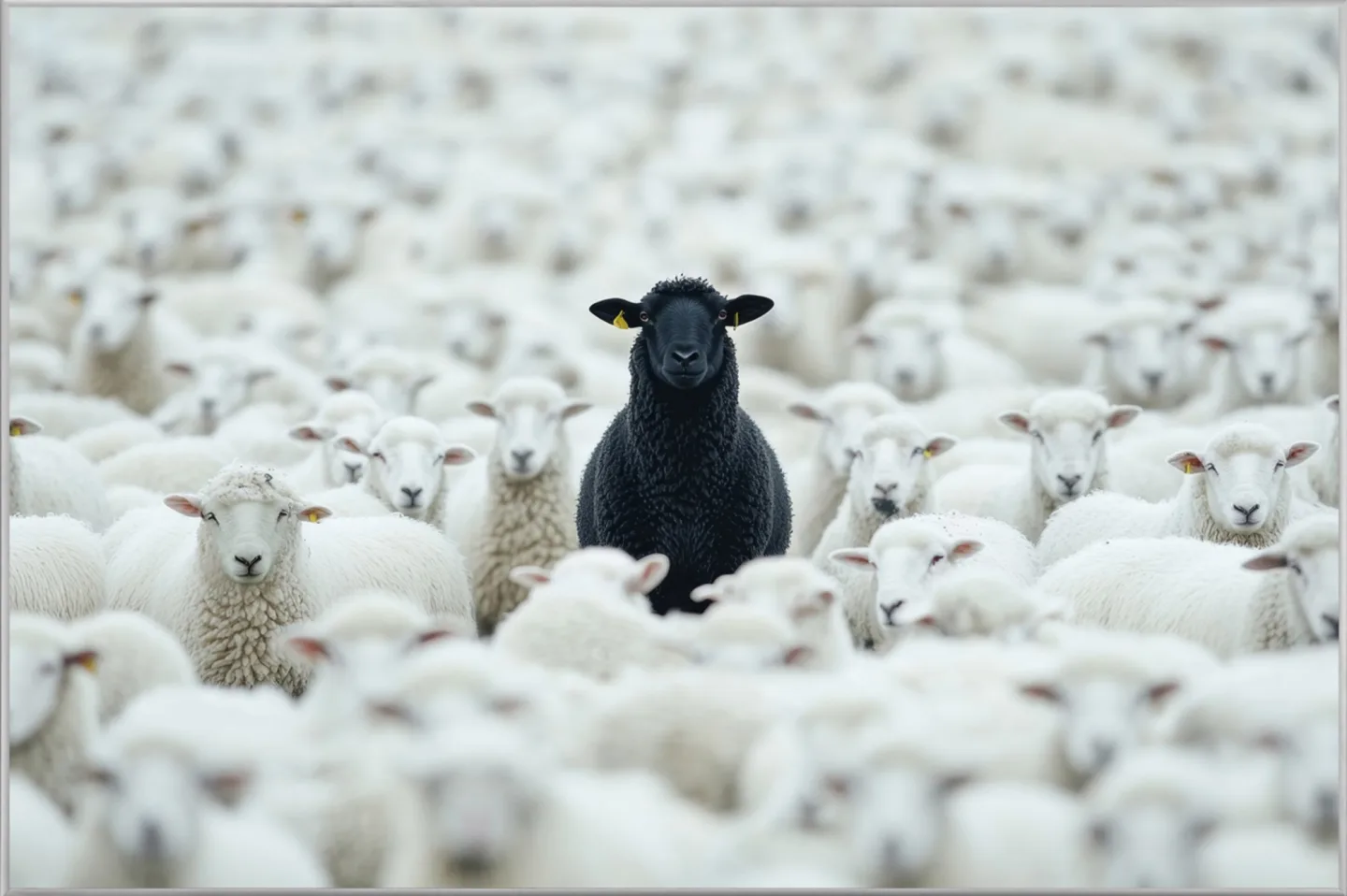 image LAND Bild mit Rahmen Black Sheep | Schubiger Möbel