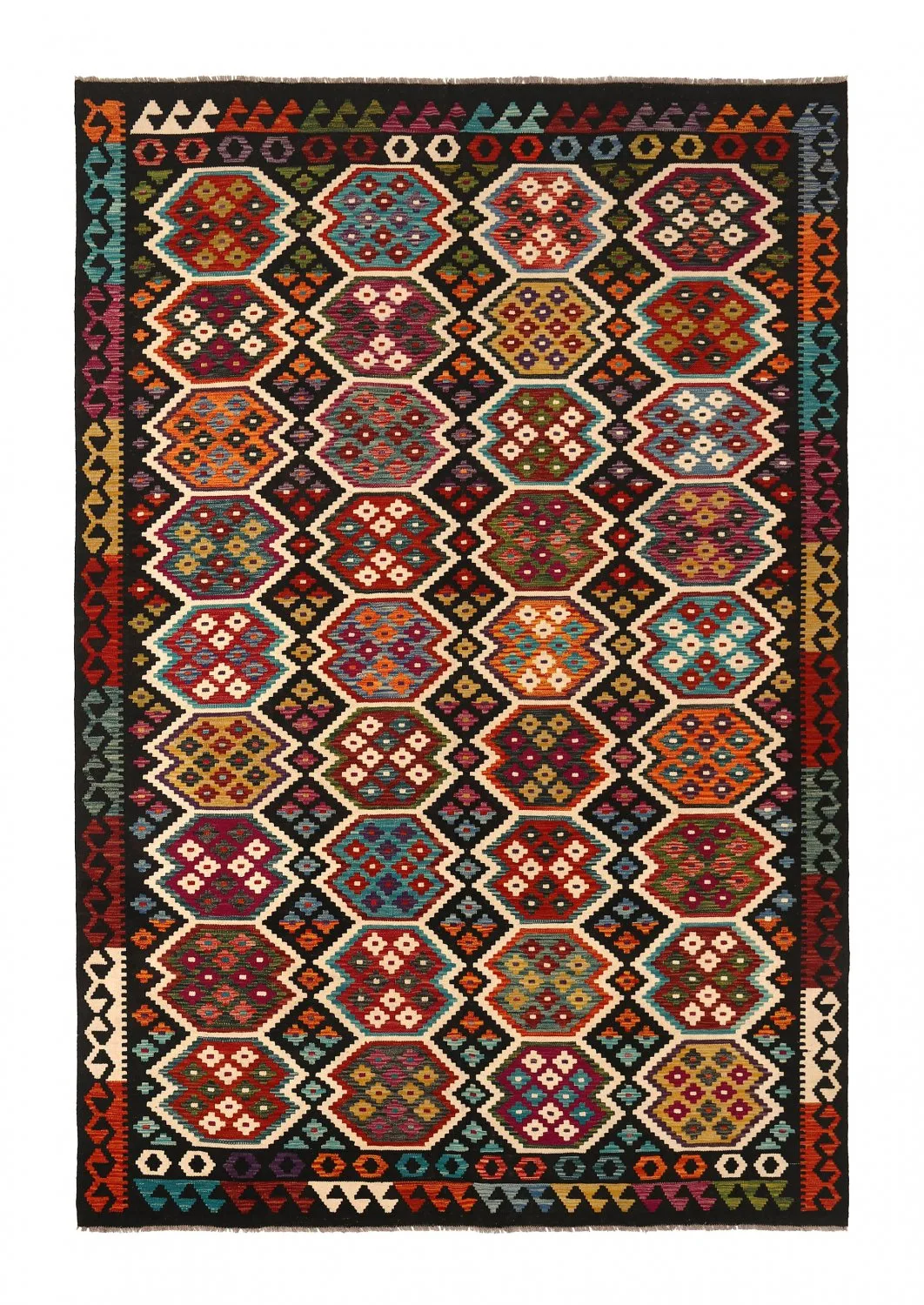 Orientalsk kelimteppe 297 198 cm (Størrelse: 297 198 cm)